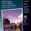 Epson S041256 A4 Matte Heavyweight Paper 167gsm 50 Sheets