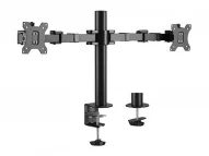 PRICORE Ergo Dual Monitor Arm with 45cm Post (Black)