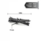 HEAT SHRINK 1.0MM BLACK
