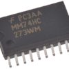 onsemi MM74HC273WMX Octal D Type Flip Flop IC, LSTTL, 20-Pin SOIC