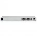 Ubiquiti USW-16-POE UniFi 16-port Managed Gigabit Switch – 8x PoE+ Ports, 8x Gigabit Ethernet Ports, 2x SFP , 42W, Touch Display