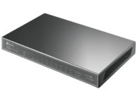 TP-Link TL-SG1210P 10-Port Gigabit Desktop Switch with 8-Port PoE+ IGMP Snooping 1 Gigabit SFP Slot, Fanless