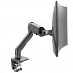 North Bayou NB G50 Ergoflex Desktop Monitor Single Arm Mount w/ Swivel Motion (27" to 45" Screens)