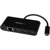 PREMIUM USB C TO USB3.0 HUB 3Ports + Gigabit Ethernet (Supports 10/100/1000 Mbps) 0.15m