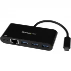 PREMIUM USB C TO USB3.0 HUB 3Ports + Gigabit Ethernet (Supports 10/100/1000 Mbps) 0.15m