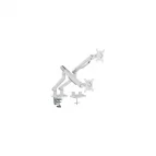 PRICORE Ergo Dual Monitor Arm (White)