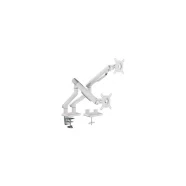 PRICORE Ergo Dual Monitor Arm (White)